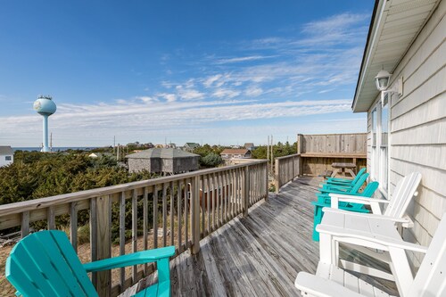 7030-Waves Against the Machine, | Oceanside | Rodanthe | Sleeps 13
