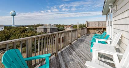 7030-Waves Against the Machine, | Oceanside | Rodanthe | Sleeps 13