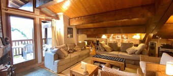 170m2 duplex apartment in Les Arcs 2000, ski in/ski out, Mont Blanc view