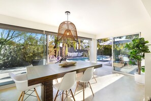 Dining - Boho Styled Mid-Century Home! Private Pool! Mountain Views! (Palm Springs)
