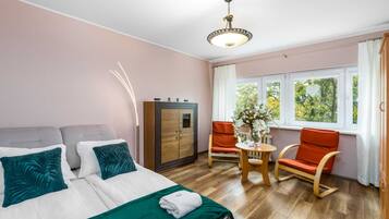 1 soverom, strykejern/-brett, wi-fi og sengetøy