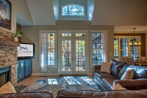 Smart TV, fireplace, DVD player, table football - Luxury Lake Lure Home w/ Resort Amenities + Biltmore Pass | 55 Min to Asheville (Lake Lure)