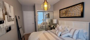 1 Schlafzimmer, Bügeleisen/Bügelbrett, kostenloses WLAN, Bettwäsche