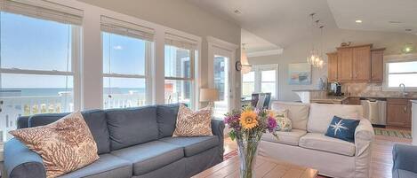 TV, DVD player, stereo