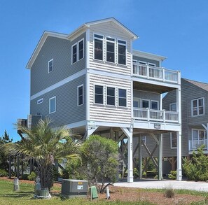 Exterior - Beautiful-Close to Beach-4BR/3BA-Ocean View-Private Pool-Sleeps13 (Oak Island)