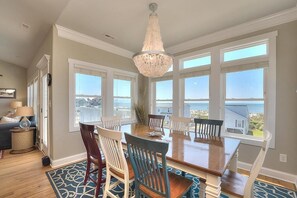 Dining - Beautiful-Close to Beach-4BR/3BA-Ocean View-Private Pool-Sleeps13 (Oak Island)