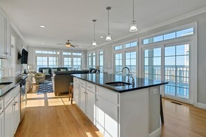 Interior - Luxurious oceanfront retreat in Oak Island, perfect for 24 guests! (Oak Island)