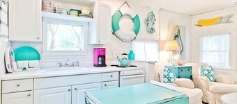 Romantic 1930s Vintage Beach Cottage Steps to Beach by Tybee Cottages