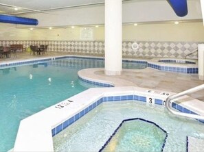 Indoor pool, a heated pool