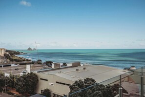 Vue sur la plage ou l’océan