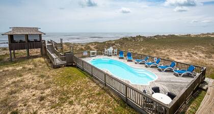 SURF VIEWS from this BEAUTIFULLY maintained OCEANFRONT
