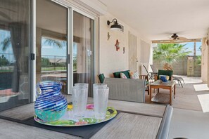 Outdoor dining - Painted Mountain Golf Retreat /On Golf Course/Private Heated Pool (Mesa)