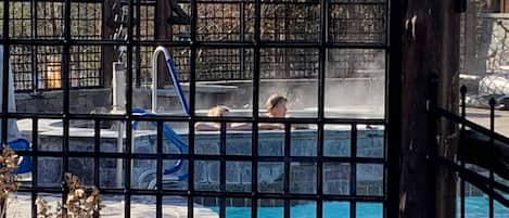Indoor pool, outdoor pool