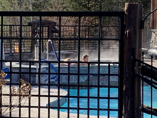 Indoor pool, outdoor pool
