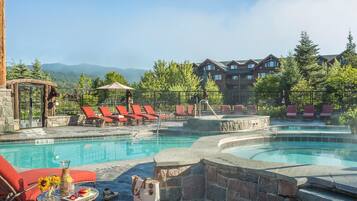 Indoor pool, outdoor pool