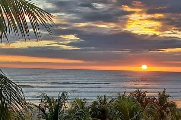 På stranden og solsenger