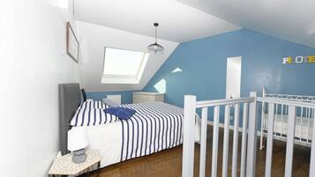 3 slaapkamers, een strijkplank/strijkijzer, gratis wifi, beddengoed