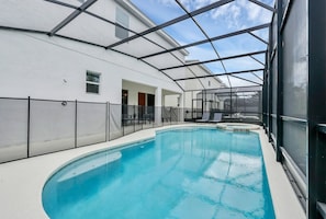 Piscine chauffée