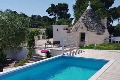 Romantic Trullo with Pool: Entire Private Property❣️