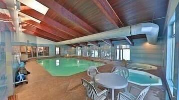Indoor pool, a heated pool