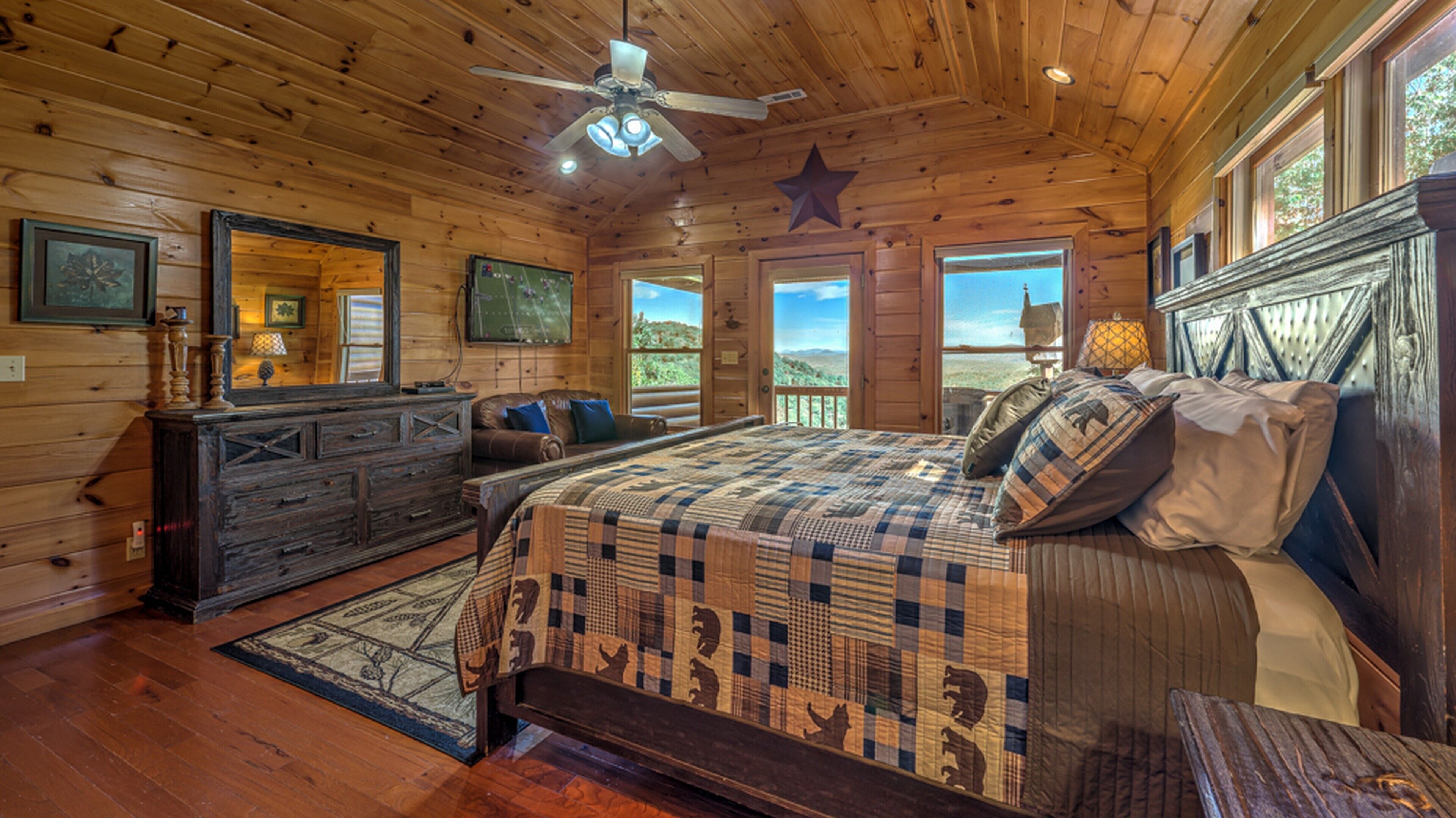 Cabin, 4 Bedrooms | 4 bedrooms, bed sheets