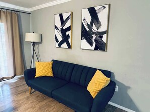 TV, fireplace, offices