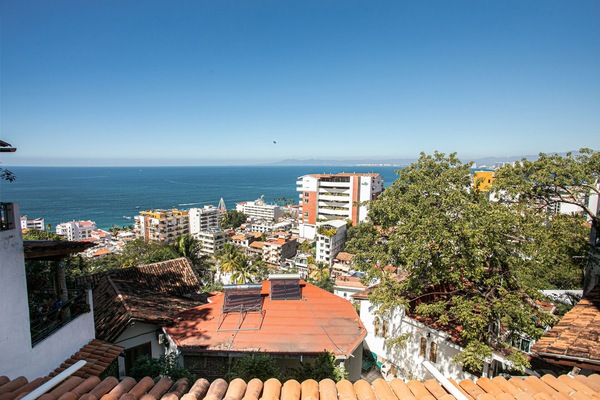 Blick von der Unterkunft