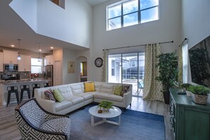 Smart TV, video games, DVD player, table football