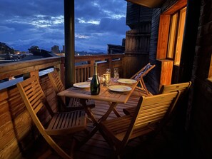 Outdoor dining - AVORIAZ - Charming T2 50m2 - ski-in/ski-out (Morzine)