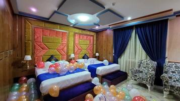 Deluxe Quadruple Room, City View | 1 bedroom, Egyptian cotton sheets, premium bedding, pillow-top beds