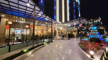 Front of property - evening/night