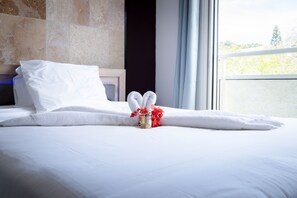 1 slaapkamer, een strijkplank/strijkijzer, wifi, beddengoed