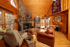 TV, fireplace, DVD player, table tennis