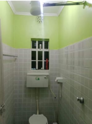Dusche, Handtücher, Seife, Toilettenpapier