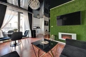 Luxury Apartment | Living area - Grand Apartments - VIP Garden (Gdansk)