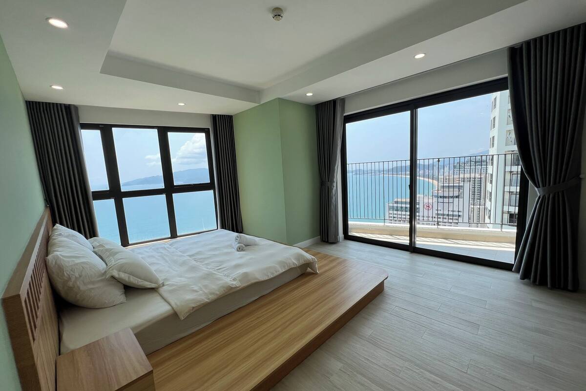 2 dormitorios, ropa de cama de alta calidad, decoración individual
