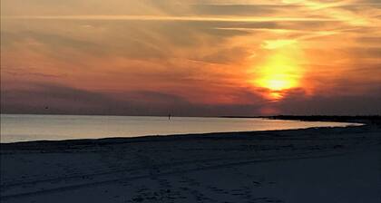 Ocean view house Steps away from gulf and Beach