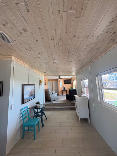 Ocean view house Steps away from gulf and Beach