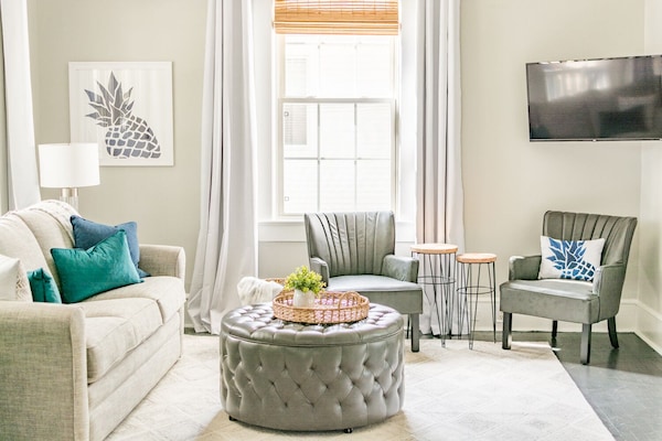 Smart-tv en een open haard