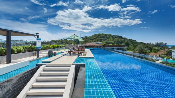 Outdoor pool - Aristo Condo in Surin A609 (Choeng Thale)