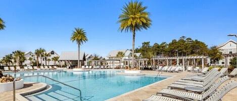 Indoor pool, outdoor pool