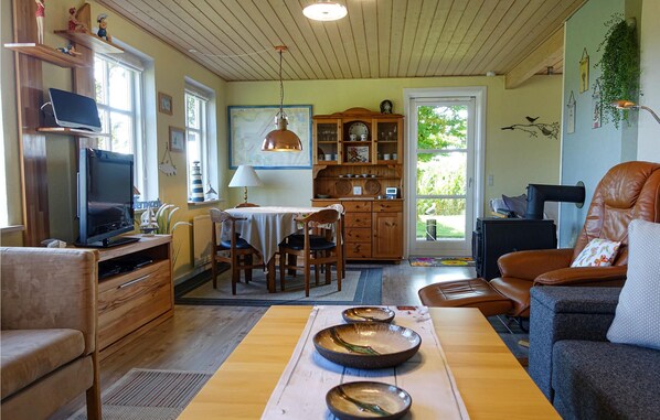 TV, fireplace, DVD player