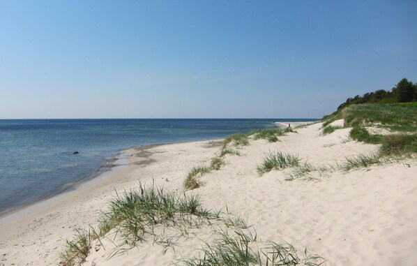 Tæt på stranden