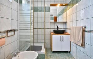 Shower, hair dryer