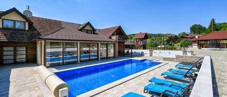 Una piscina climatizada