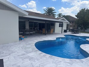 Una piscina climatizada