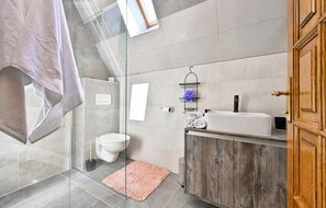 Shower, hair dryer