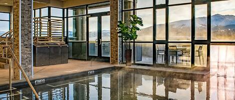 Indoor pool, outdoor pool