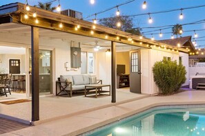 Una piscina riscaldata