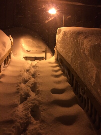 Jay Peak Ski-in Ski-out “well stocked” condo at Slopeside